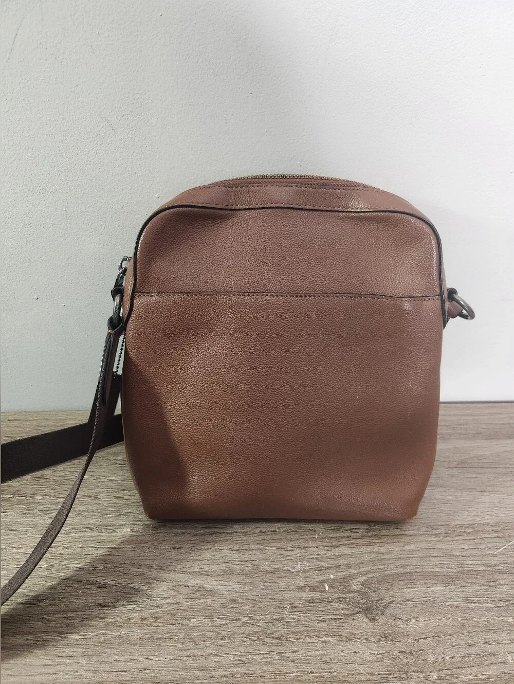 Coach Men's Crossbody Leather Flight Bag